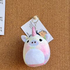 Cute 3.93in Animal Plush Pendants Frog Unicorn & Lion - Perfect Gift