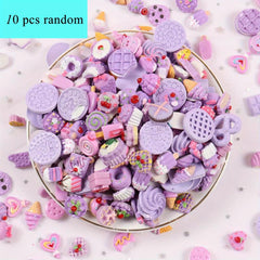 30Pcs Mini Food Dollhouse Accessories with Storage Box for Pretend Play Kitchen