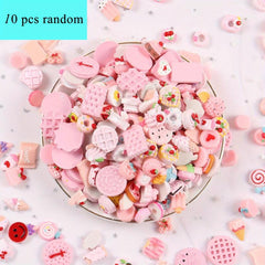 30Pcs Mini Food Dollhouse Accessories with Storage Box for Pretend Play Kitchen