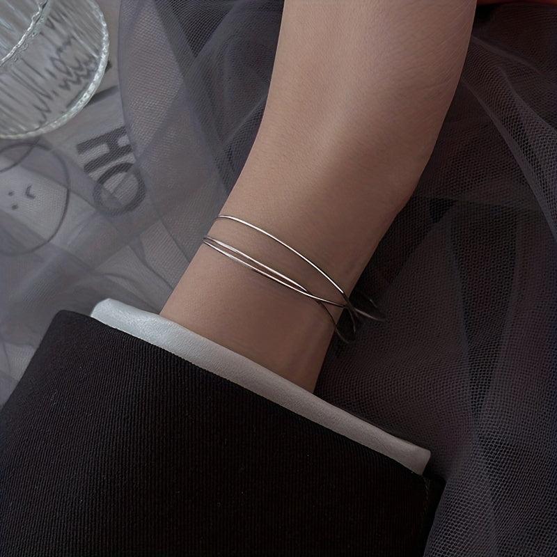 925 Silver Layer Bracelets Women Christmas Halloween