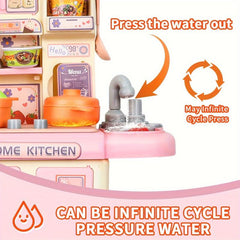 Kids Toy Kitchen Set Pretend Cooking Food Game Fruit Vegetable Toy Set