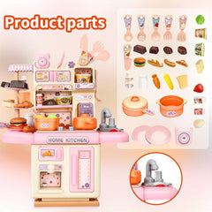 Kids Toy Kitchen Set Pretend Cooking Food Game Fruit Vegetable Toy Set