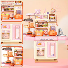 Kids Toy Kitchen Set Pretend Cooking Food Game Fruit Vegetable Toy Set