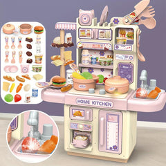Kids Toy Kitchen Set Pretend Cooking Food Game Fruit Vegetable Toy Set