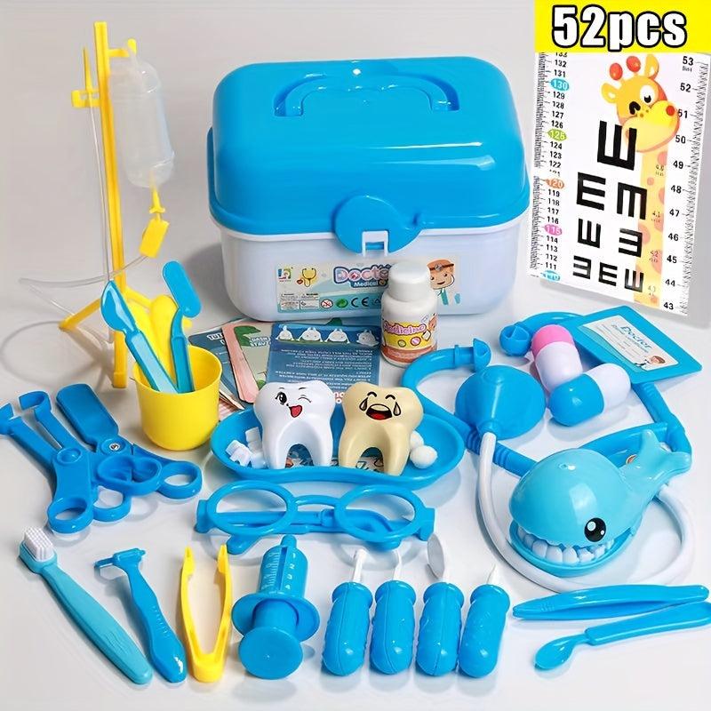 Kids Doctor Pretend Play Medical Kit Toy - Gift Case for Boys Girls