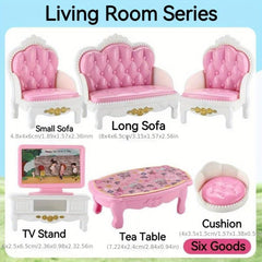 Mini Play House Toys Set - Educational Birthday Gift for Boys & Girls
