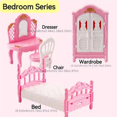 Mini Play House Toys Set - Educational Birthday Gift for Boys & Girls