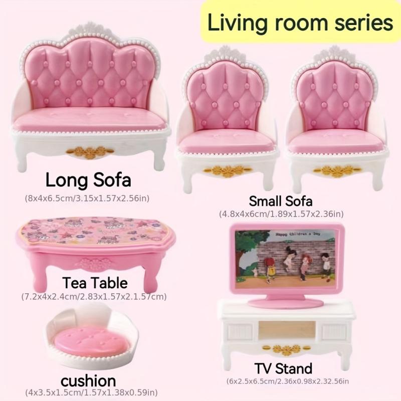 Mini Play House Toys Set - Educational Birthday Gift for Boys & Girls