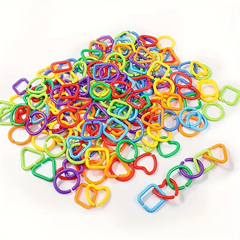 35pcs Geometric Chain Interlocking Cognitive Educational Toy