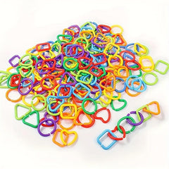 35pcs Geometric Chain Interlocking Cognitive Educational Toy