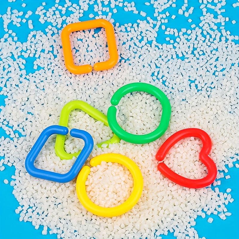 35pcs Geometric Chain Interlocking Cognitive Educational Toy
