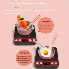 Kids Kitchenware Set - Pot, Furnace, Utensils