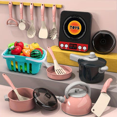 Kids Kitchenware Set - Pot, Furnace, Utensils