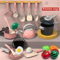 Kids Kitchenware Set - Pot, Furnace, Utensils
