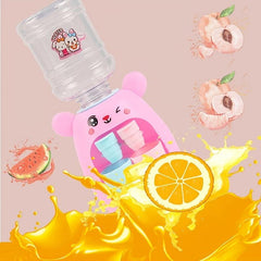 Cute Pig Mini Water Dispenser for Kids - Cold Warm Water Juice Milk Drinki