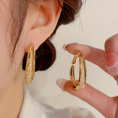 Mesh Hoop Earrings - Ideal for Weddings & Parties
