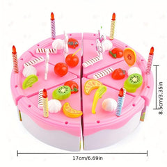 Kitchen Cut Veggies & Fruits Toy Set for Boys & Girls