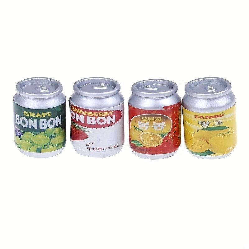10Pcs Set Mini Drinks Food Models Dollhouse Accessories Kids Toy