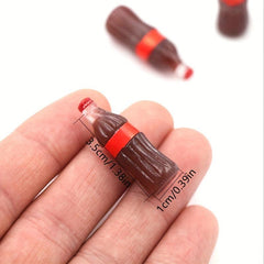 10Pcs Set Mini Drinks Food Models Dollhouse Accessories Kids Toy