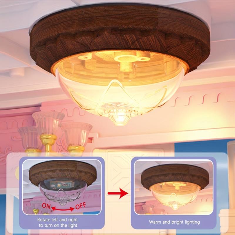 12 Dollhouse Koala Model Lighting Park Street Light Ceiling Lamp Mini Ornament