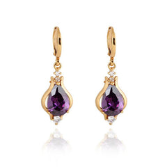Artificial Diamond Stud Earrings Wedding Bridal Princess