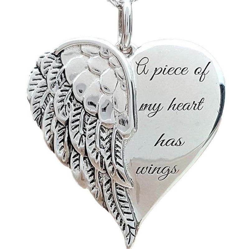 925 Silver Plated Heart Shaped Letter Necklace - Perfect Birthday Gift