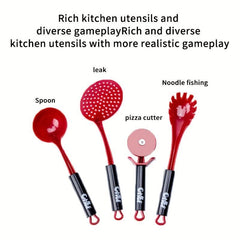 Music Toys for Kids Kitchen Cutting & Chopping Playset