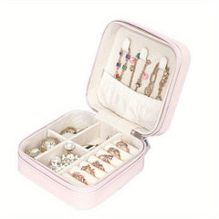 Macaroon Portable Jewelry Storage Box for Girls