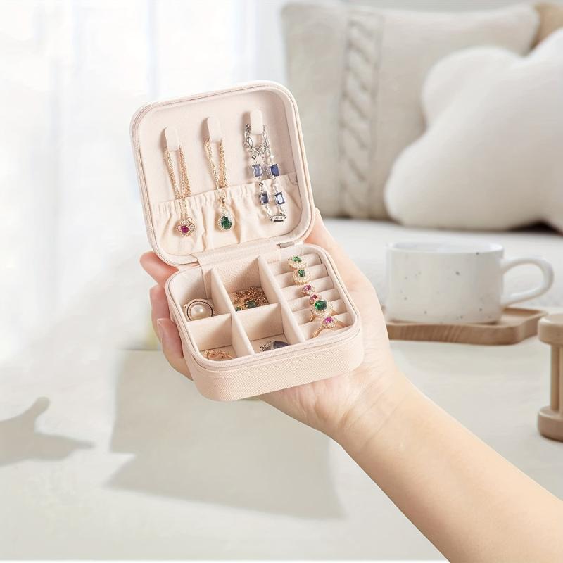Macaroon Portable Jewelry Storage Box for Girls
