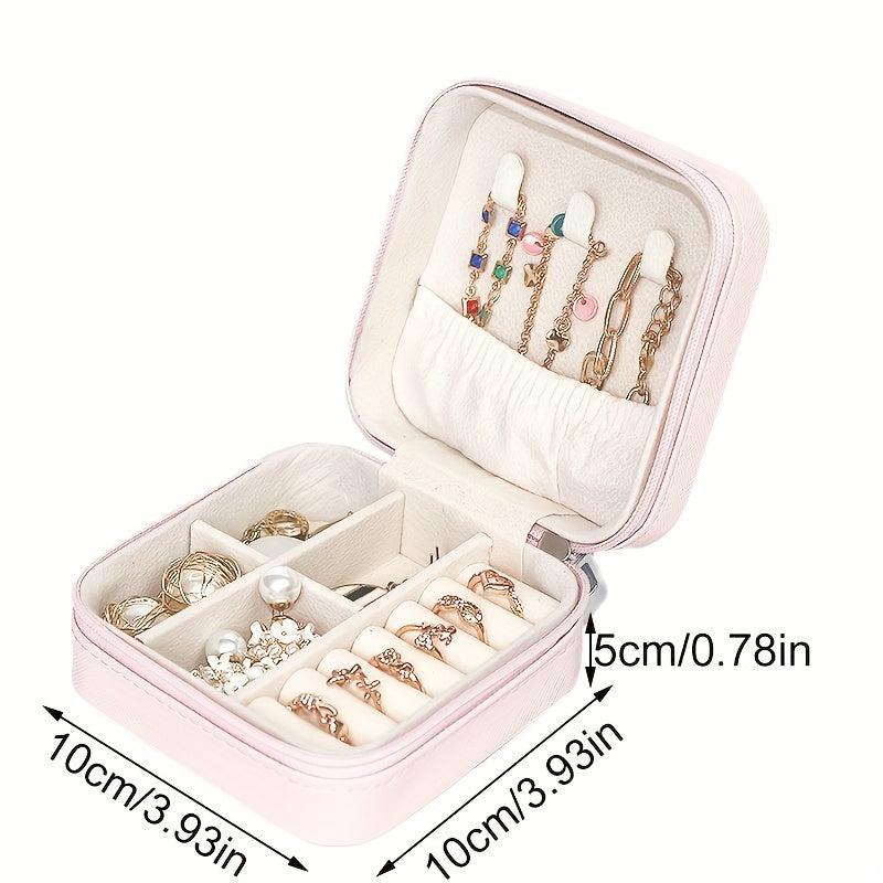 Macaroon Portable Jewelry Storage Box for Girls