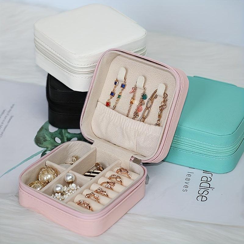 Macaroon Portable Jewelry Storage Box for Girls