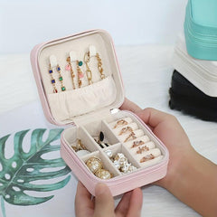 Macaroon Portable Jewelry Storage Box for Girls