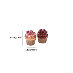 2pcs Doll House Food Play Simulation Jewelry Accessories DIY Cream Glue
