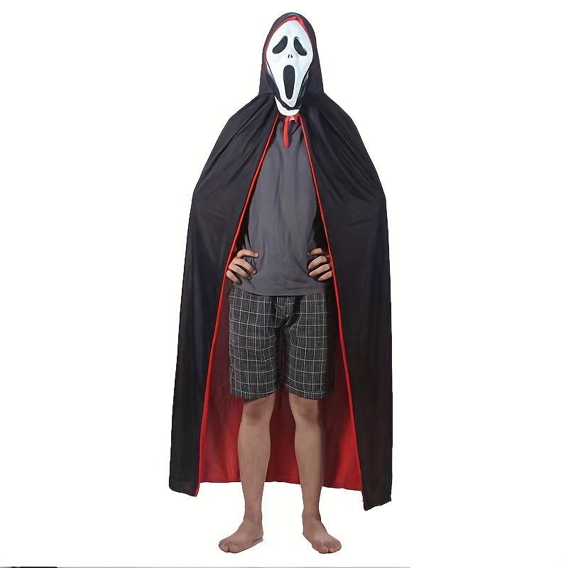 Halloween Cloak Costume Props Red Death Cloak