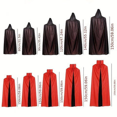 Halloween Cloak Costume Props Red Death Cloak