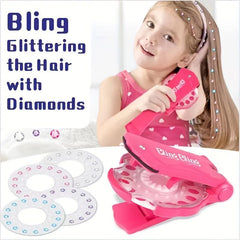 Hair Gem Stamper for Women and Girls - Bling Hair Styling Tool