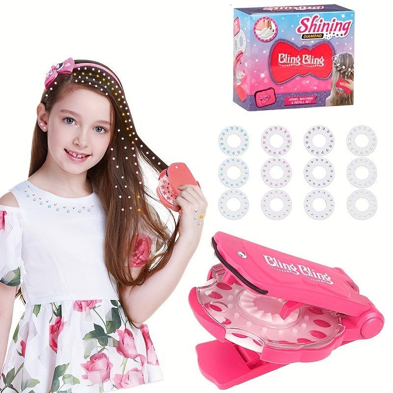 Hair Gem Stamper for Women and Girls - Bling Hair Styling Tool