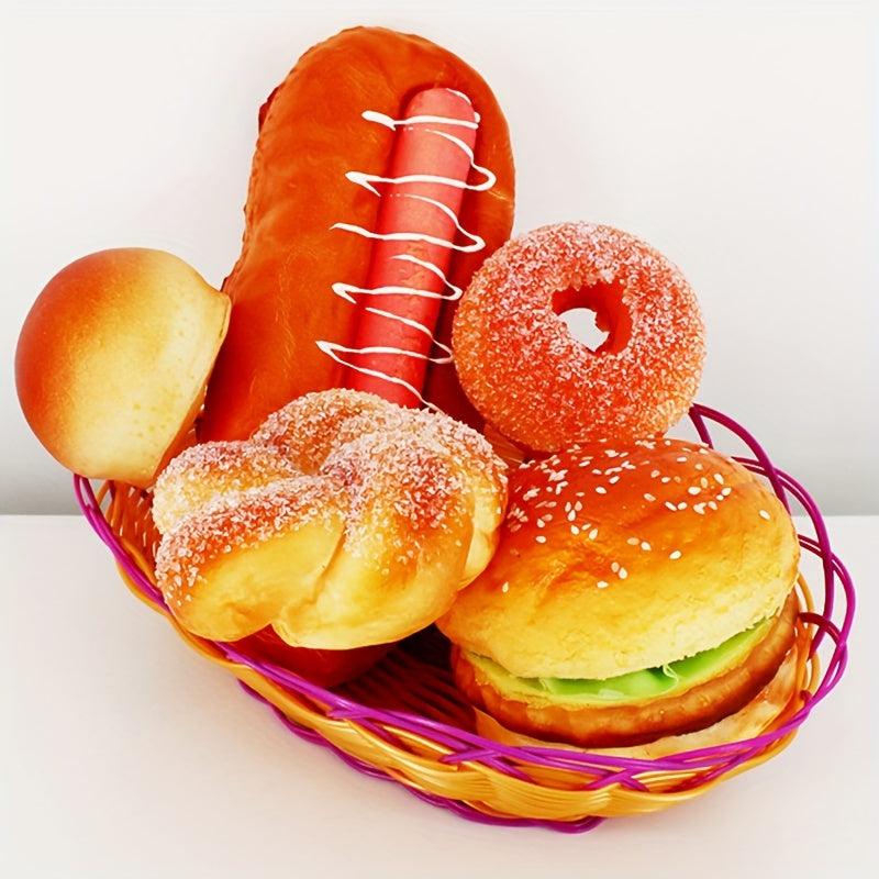 Simulation Bread Model Squishy Bread Cake Props Toys Decorations