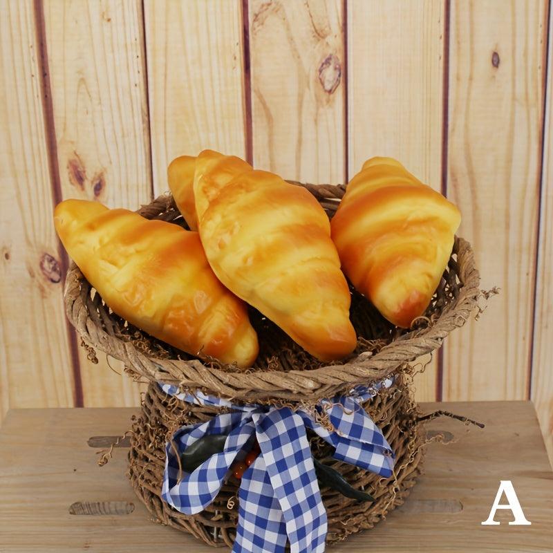 Simulation Bread Model Squishy Bread Cake Props Toys Decorations