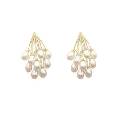 Pearl Drop Earrings Female Earrings Stud Earrings