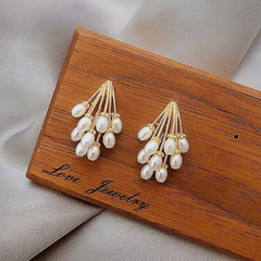 Pearl Drop Earrings Female Earrings Stud Earrings