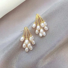 Pearl Drop Earrings Female Earrings Stud Earrings