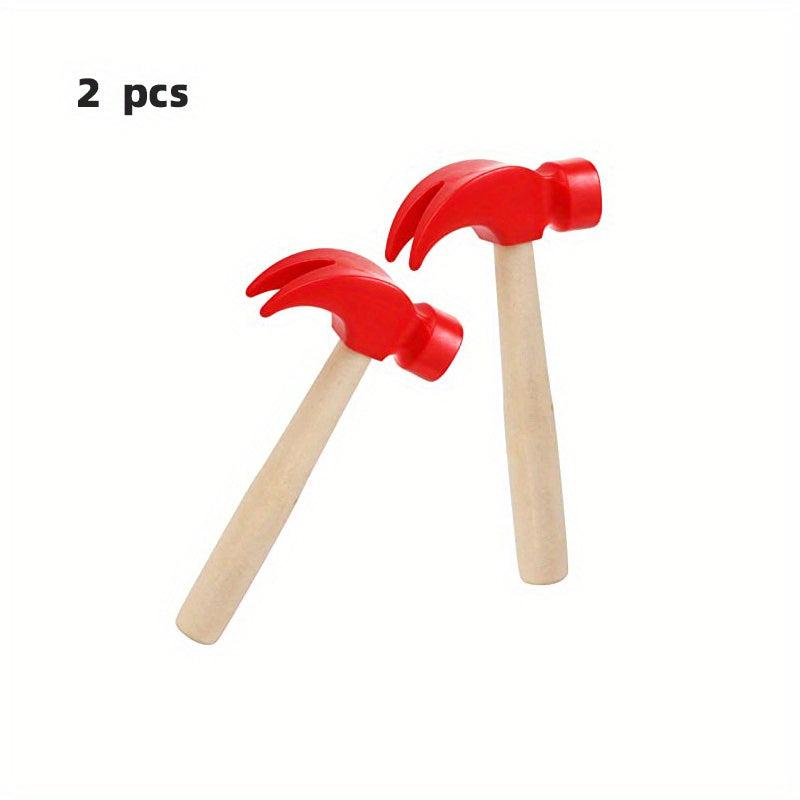 Kids Wooden Hammer Play Set - Fun Tools for Pretend Play
