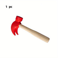 Kids Wooden Hammer Play Set - Fun Tools for Pretend Play