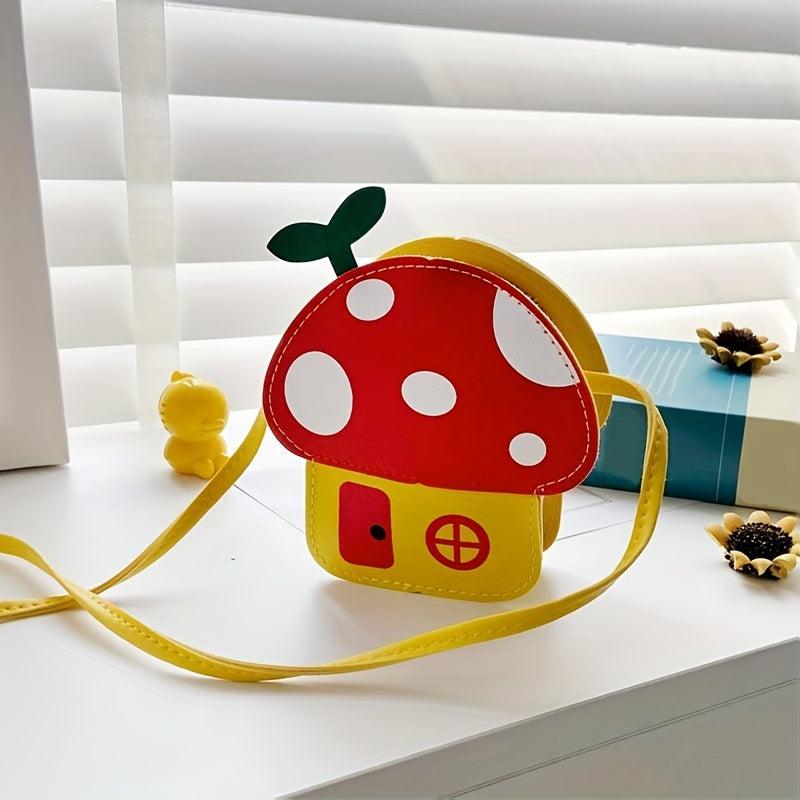 Mushroom Crossbody Bag for Girls - Birthday Gift for Kids