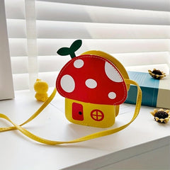 Mushroom Crossbody Bag for Girls - Birthday Gift for Kids