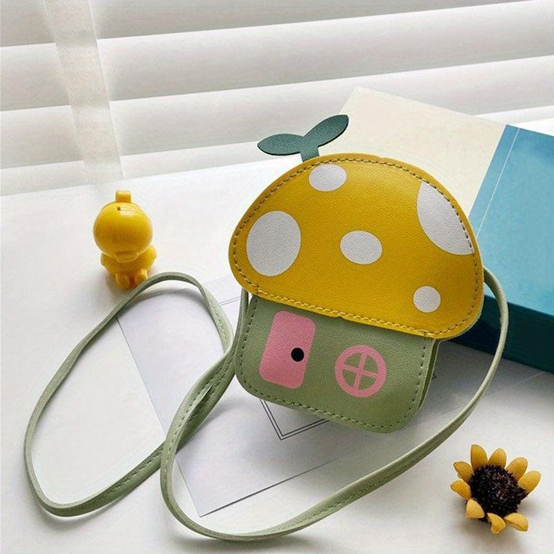 Mushroom Crossbody Bag for Girls - Birthday Gift for Kids