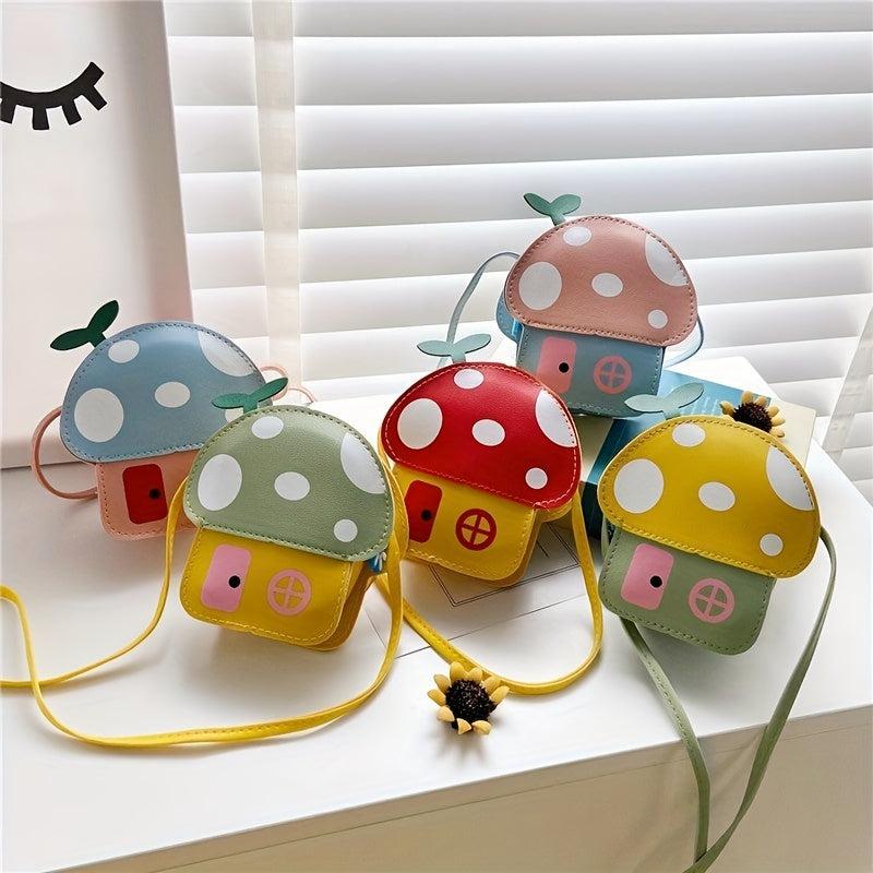 Mushroom Crossbody Bag for Girls - Birthday Gift for Kids