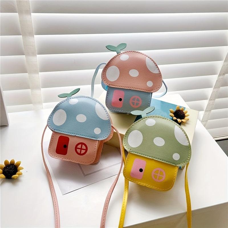 Mushroom Crossbody Bag for Girls - Birthday Gift for Kids