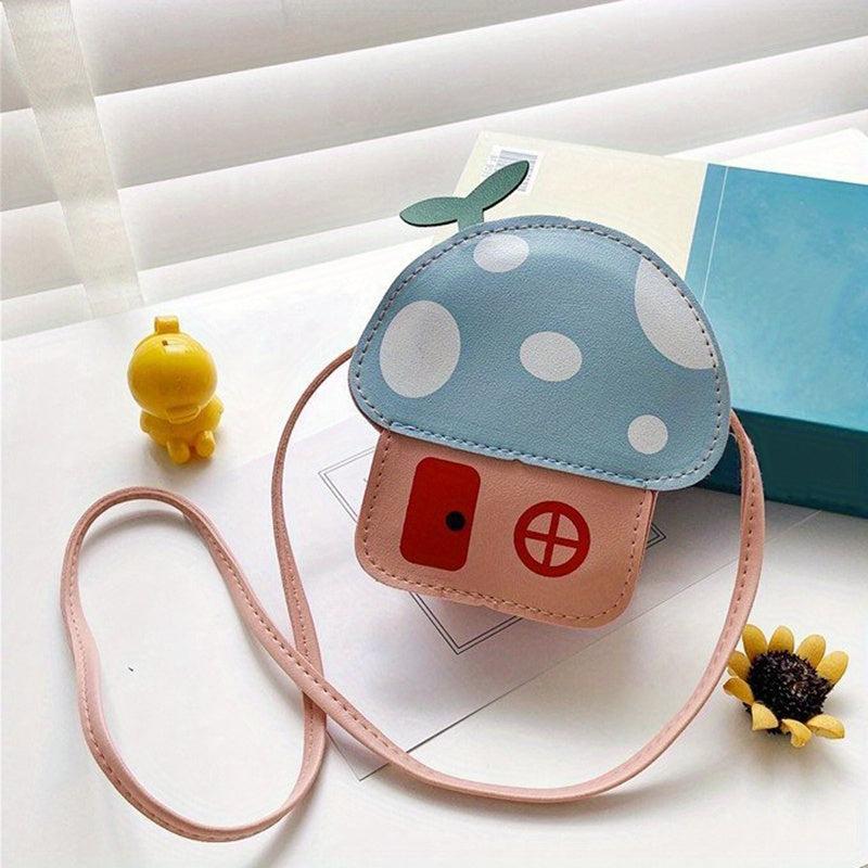 Mushroom Crossbody Bag for Girls - Birthday Gift for Kids